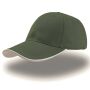 ZOOM PIPING CAP SANDWICH, GREEN, One size, ATLANTIS HEADWEAR