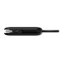 Urban Vitamin Dublin 100W 4 -in-1 keychain cable, zwart