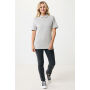 IQONIQ Yosemite gerecycled katoen pique polo, heather grey (M)