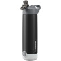 HidrateSpark® TAP 592 ml vacuüm geïsoleerde slimme waterfles van roestvrijstaal - Zwart