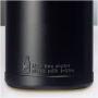 Baseline gerecyclede sportfles van 500 ml - Zwart/Wit