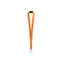 LEEDS. Polyester lanyard met veiligheidssluiting