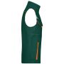 Workwear Vest - COLOR - dark green/orange 6XL