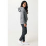 IQONIQ Rila lichtgewicht gerecycled katoen hoodie, light heather anthracite (XXXL)