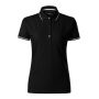 Polo Shirt women's Perfection plain black S