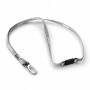 Polyester tubulaire keycord met metalen klem