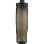 H2O Active® Eco Tempo drinkfles van 700 ml met klapdeksel - Zwart/Charcoal
