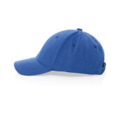 Milo AWARE™ recycled heather 6 paneel cap 200gr, blauw