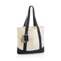 SHOP LOCAL AWARE™ recycled cotton 350gsm Tote bag, donkerblauw SHOP LOCAL AWARE™ recycled cotton 350gsm Tote bag, donkerblauw