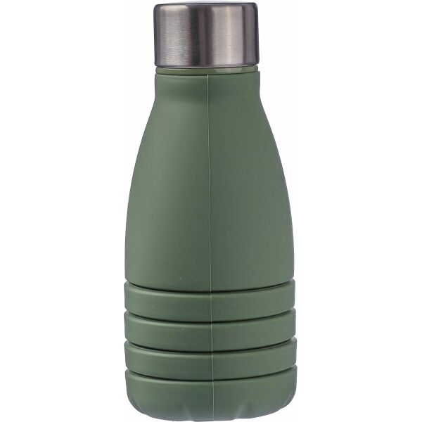 Siliconen opvouwbare drinkfles Erin 550 ml zwart Siliconen opvouwbare drinkfles Erin 550 ml zwart