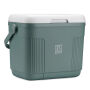 Brisby Koelbox - Frigobox - 22L - Groen - Tot maximaal 40 uur isolatie - Incl. 4 dikke koelelementen van 450ml - Temperatuur veilige sluiting - Nieuw ontwerp met koelelementen vergrendeld in deksel