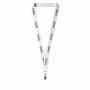 Biologisch katoenen lanyard met zeefdruk
