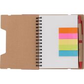 Recycled papieren notitieboek Angela zwart