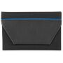 CreativDesign® "ColourStripe" ID-kaarthouder zwart/blauw