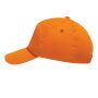 RACING - 5 panel katoenen baseball cap oranje