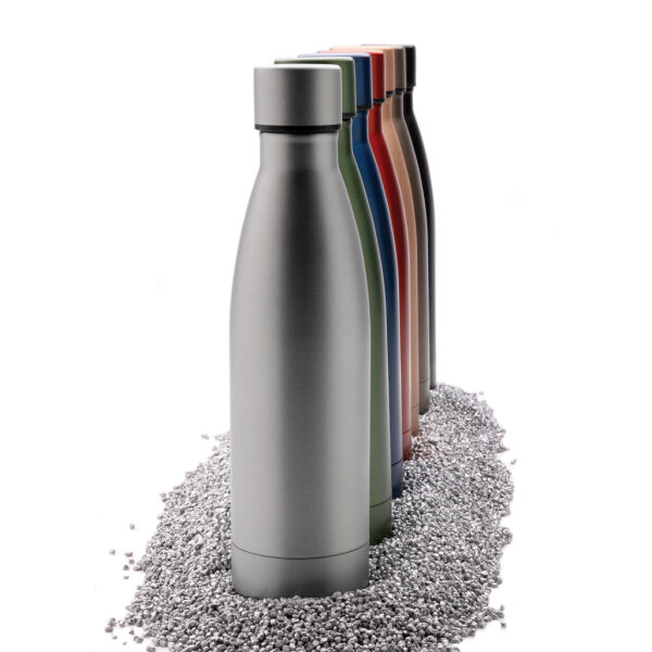 RCS gerecycled roestvrijstalen unikleur vacuümfles, bruin RCS gerecycled roestvrijstalen unikleur vacuümfles, bruin
