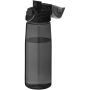 Capri 700 ml tritan sportfles - Transparant zwart
