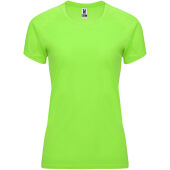 Bahrain kortärmad funktions T-shirt för dam - Fluor Green - S