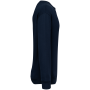 Eco-friendly unisex French Terry dropped shoulders round neck sweatshirt Navy Blue XXS