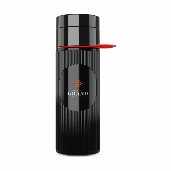 Join The Pipe Atlantis Ring Bottle Black 500 ml - schwarz/rot Join The Pipe Atlantis Ring Bottle Black 500 ml - schwarz/rot