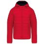 Lichte Kinderjas Met Capuchon red 10-12 Y