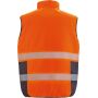 Reversible soft padded safety gilet fluorescent orange/navy S Reversible soft padded safety gilet fluorescent orange/navy S
