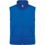 Met fleece gevoerde bodywarmer light royal blue 4XL