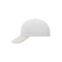 6 Panel Raver Sandwich Cap white/orange