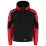 Softshell Capuchon Bicolor Redefined 406118 Black-Brightred XXL