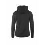 Adv Explore Power Fleece Hood Jkt W Black XXL