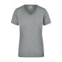 Ladies' Workwear T-Shirt grey-heather 4XL
