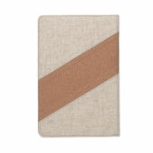 CORTONA - A5 notitieboek met lader 15W - Beige