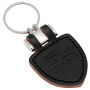 Sleutelhanger P02778, Kunstleder, Zwart