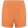 Ecologische badstof meisjesshort apricot 4-6 Y