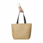 Elegance Bag jute shopper - zwart
