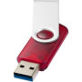 Rotate USB 3.0 doorzichtig - Rood - 32GB