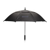 AWARE™ 27" Hurricane stormparaplu, zwart