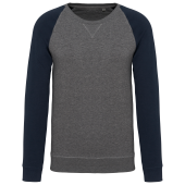 Grey Heather / Navy