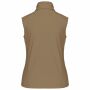 Dames softshell bodywarmer camel S