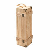 VINBOX + - Wijncadeaukist paulowniahout - Hout