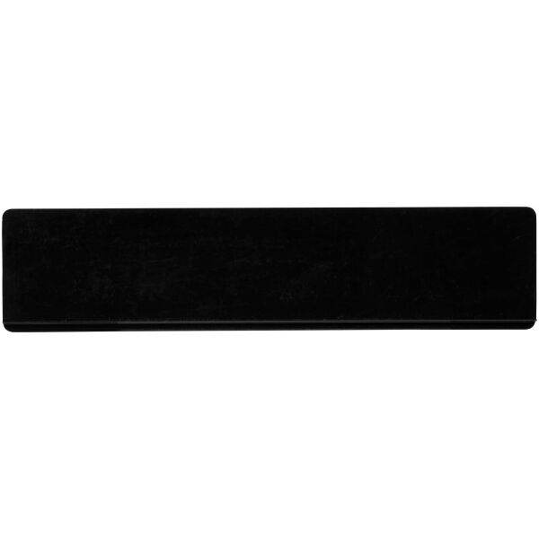 Refari liniaal van 15 cm van gerecycled plastic - Zwart Refari liniaal van 15 cm van gerecycled plastic - Zwart