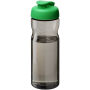 H2O Active® Eco Base drinkfles van 650 ml met klapdeksel - Felgroen/Houtskool H2O Active® Eco Base drinkfles van 650 ml met klapdeksel - Felgroen/Houtskool