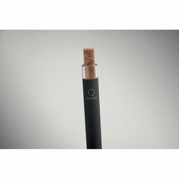 BERGAMO + - Gerecyclede aluminium pen - Zwart BERGAMO + - Gerecyclede aluminium pen - Zwart