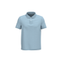 Ecologische herenpolo in piquétricot Aquamarine S