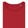Stella Serena - Het dames T-shirt met lage ronde hals - Red (XXL)