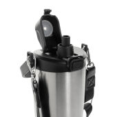 Avira Ayala RCS R-RVS duosip afsluitbare crossbody tumbler, zilver
