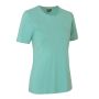 Stretch T-shirt | comfort | dames - Stoffige aqua, 3XL