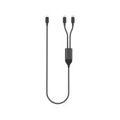 Terra 100W RCS Dual USB-C oplaadkabel, zwart, grijs