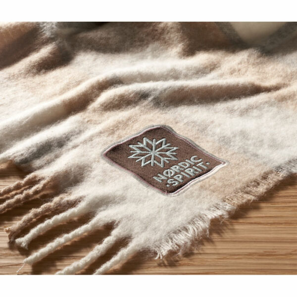 QUET - Geruite mohair deken