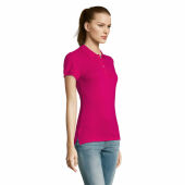 PASSION - PASSION dames polo 170g - L - Fuchsia